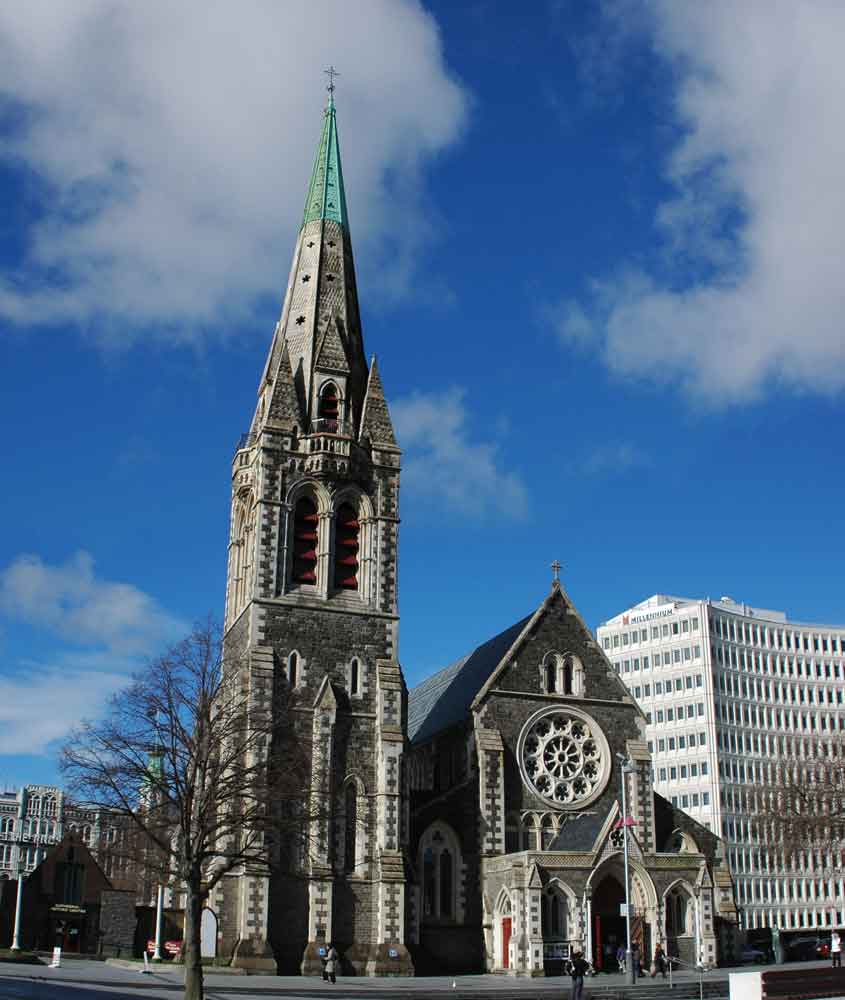 234 - Nueva Zelanda - Christchurch, catedral